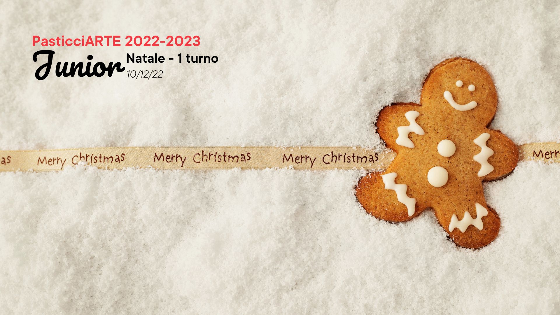 PASTICCIARTE JUNIOR - NATALE 1 turno: 15:00-16:30