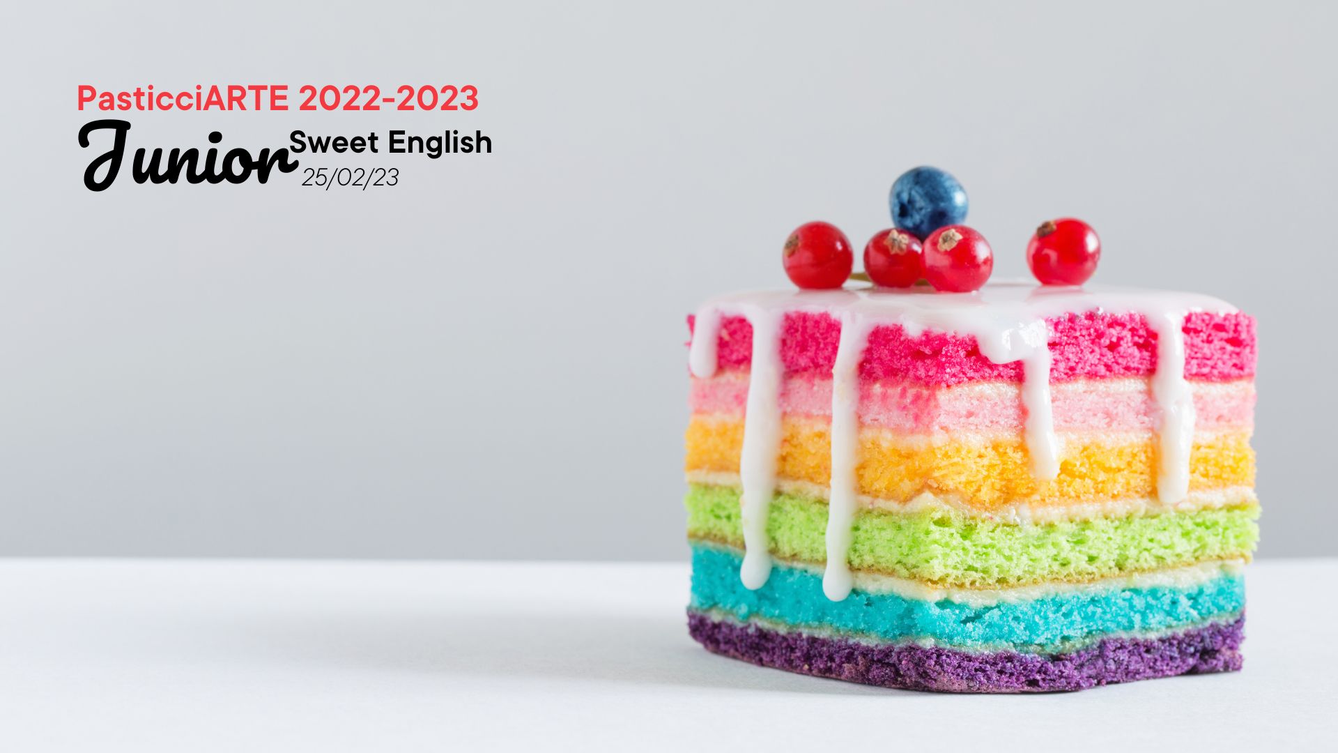 CORSO PASTICCIARTE JUNIOR - SWEET ENGLISH