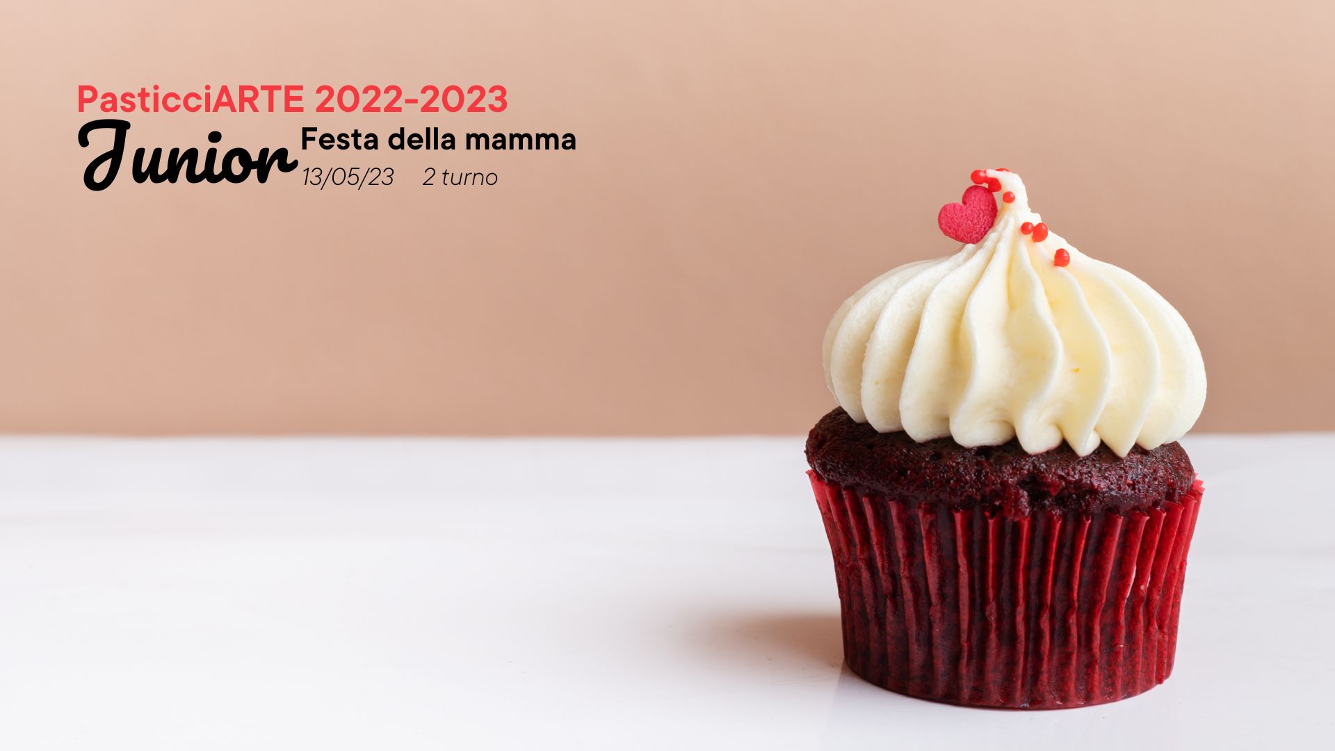 ***SOLD OUT**CORSO PASTICCIARTE JUNIOR -FESTA DELLA MAMMA 2 turno 17:00-18:30