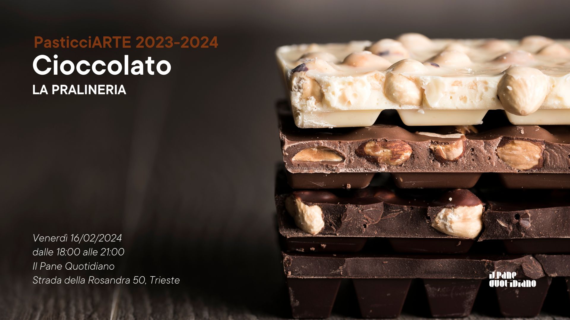 **SOLD OUT** PasticciARTE 8  - Cioccolato: la pralineria