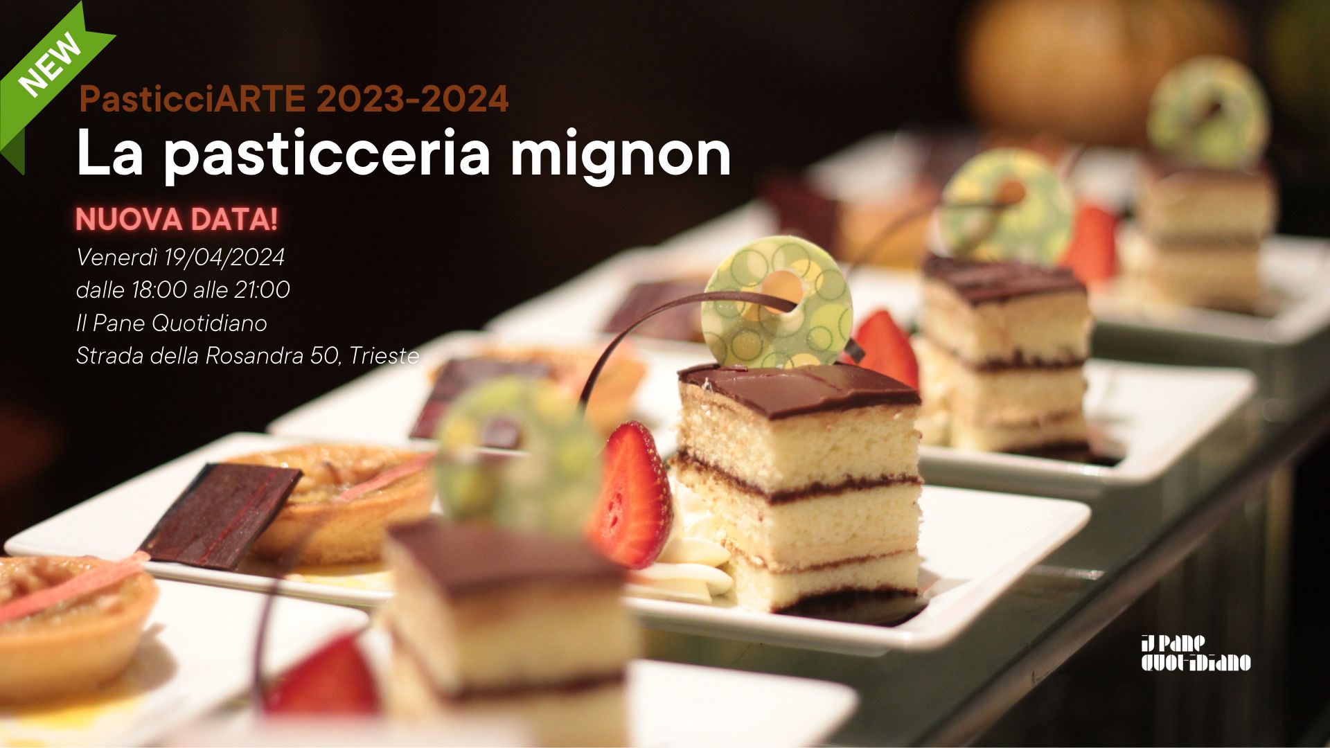 *SOLD OUT*-NUOVA DATA* PasticciARTE 8  - La pasticceria Mignon