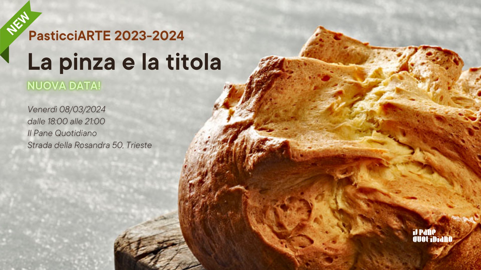  *SOLD OUT* NUOVA DATA* PasticciARTE 8  - La pinza e la titola 