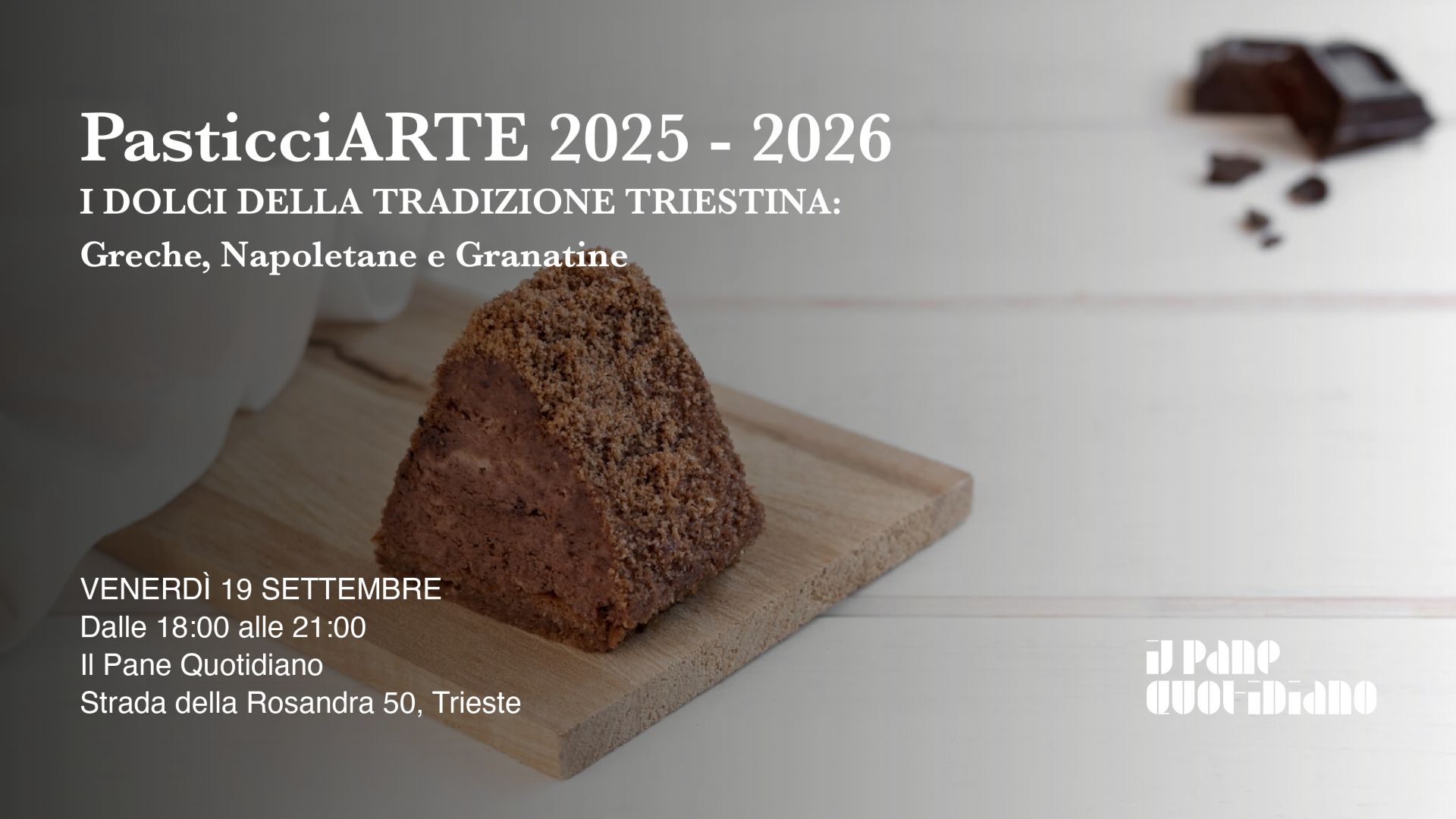 I DOLCI DELLA TRADIZIONE TRIESTINA (Greche,Napoletane e Granatine)